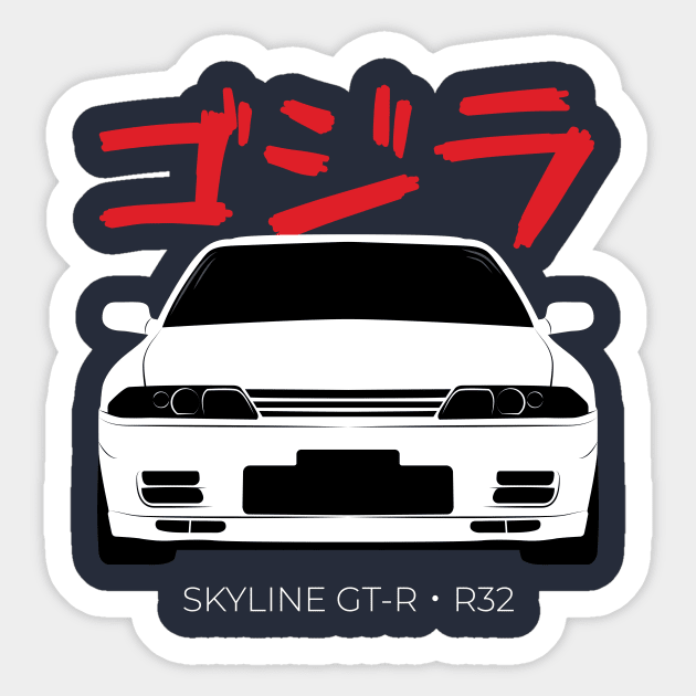 Skyline GT-R R32 Sticker by R4Design